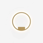 Złoty nowoczesny kinkiet obręcz ledowa Maytoni MOD058WL-L25BSK Rim LED 24W 3500K