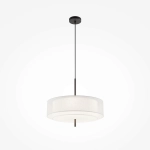 Modernistyczna lampa wisząca z podwójnym kloszem Maytoni MOD613PL-05W1 Bergamo 5xE27 50cm