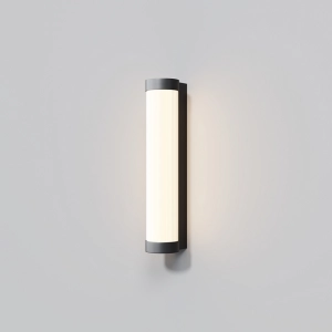 Czarna zewnętrzna podłużna lampa elewacyjna Maytoni O482WL-L12B3K Rounge LED 12W 3000K IP54 30cm