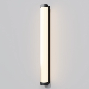 Czarna zewnętrzna podłużna lampa elewacyjna Maytoni O482WL-L16B3K Rounge LED 16W 3000K IP54 50cm