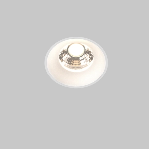 Biała okrągła lampa podtynkowa do szpachlowania Fi7,4cm Maytoni DL058-12W3K-TRS-W Round LED 12W 3000K CRI90 50stopni