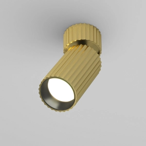 Mosiężna lampa sufitowa ryflowana tuba łamana Maytoni C108CL-01-GU10-BS Calipso GU10
