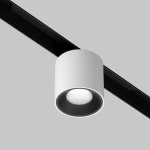 Biało czarna lampa nieruchoma tubka na szynoprzewody magnetyczne Exility Maytoni TR132-4-7W-DS-W Alfa LED 7W 2700-6000K Bluetooth