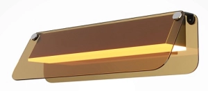 Nowoczesny kinkiet z szklanym kloszem Maytoni MOD296WL-L6BC3K Flat LED 6W 3000K