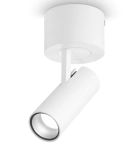 Biała sufilowa lampa punktowa Ideal Lux 258287 Play pl LED 7W 3000k 7cm