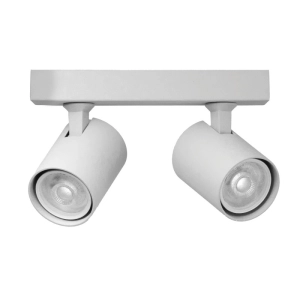 Biała lampa sufitowa listwa 20cm z reflektorami Azzardo AZ7217 Exo Line 2xGU10