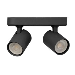 Czarna lampa sufitowa listwa 20cm z reflektorami Azzardo AZ7216 Exo Line 2xGU10