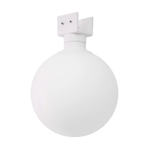 Lampa biała kula 12cm na białe szyny magnetyczne wodoszczelne IP65 Azzardo AZ7223 Sami LED 4000K Ściemnialna