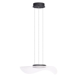 Transparentna falista lampa wisząca Azzardo AZ6788 Medusa LED 30W 3000K 2200LM
