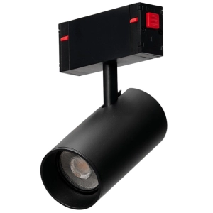 Czarny reflektor na szynoprzewody magnetyczne 230V Beta Azzardo AZ5465 Becker GU10
