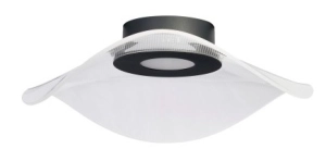 Transparentna falista lampa sufitowa Azzardo AZ6790 Medusa LED 30W 3000K 2200LM