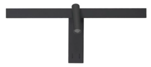 Czarny kinkiet listwa i reflektor Azzardo AZ7090  Rico Wall LED 10W i 6W 3000K
