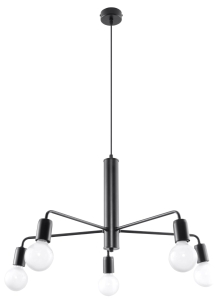 Duomo Wisząca Sollux Lighting SL.0304 64cm czarny