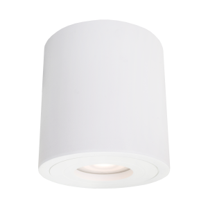 Biała lampa sufitowa tubka spot do łazienki pod prysznic Light Prestige LP-6510/1SM XL IP65 WH Faro GU10 9,5x9cm