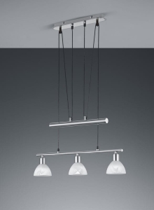 Lampa wisząca Trio 371010307 Levisto 3xE14 Nikiel