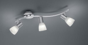 Lampa sufitowa listwa Trio 871010307 Levisto 3xE14 Nikiel