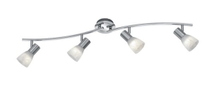 Lampa sufitowa Trio 871010407 Levisto 4xE14 88cm Nikiel
