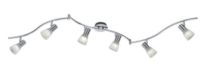 Lampa sufitowa Trio 871010607 Levisto 6xE14 Nikiel