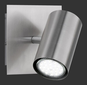 Lampa ścienna regulowana Kinkiet Trio 802400107 Marley GU10 12cm x 15cm nikiel