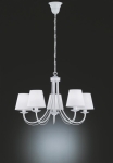 Lampa wisząca Żyrandol Trio 110600531 Cortez 5xE14 70cm Biały