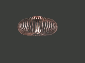 Lampa sufitowa Plafon Trio 606900162 Johann E27 40cm miedziany