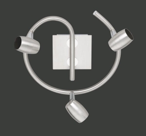 Lampa sufitowa punktowe reflektory Trio 803090307 Michael 3xGU10 nikiel