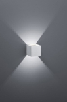 Lampa ścienna kinkiet kostka Trio 223310105 Louis LED 4,3W 3000K 10cm kolor aluminiowy