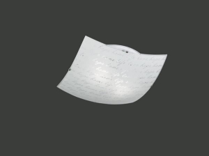 Lampa sufitowa plafon szklany Trio 602500201 Signa 2xE27 40cm biały