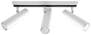 Direzione 3 Biały Plafon Sollux Lighting SL.0497