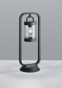 Zewnętrzna lampa stojąca słupek ogrodowy Trio 504160142 Sambesi E27 IP44 czujnik zmierzchu 60cm Antracyt