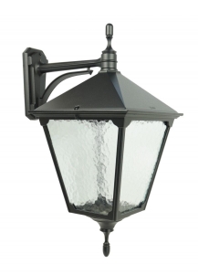 Zewnętrzna lampa ścienna SU-MA K 3012/1/BD KW Retro Maxi Kwadrat E27 IP43
