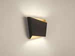 Lampa ścienna kinkiet Mantra geometryczny asymetryczny nowoczesny czarny ze złotem 6222 Asimetric GX53