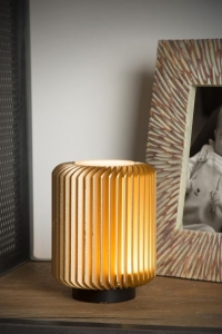 Mosiężna lampa stołowa Lucide 26500/05/02 Turbin LED 5W 3000K