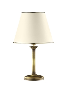Lampa klasyczna stołowa nocna Jupiter 508 Classic p.CLN E27 27cm x 44cm mosiądz patynowany