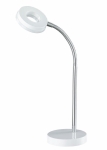 Lampa biurkowa metalowa na giętkim ramieniu do czytania biała RL R52411101 Rennes LED 4W 3000K 40cm
