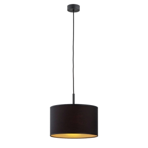 Lampa wisząca Argon 4341 Karin E27 40cm x 107cm czarny złoty