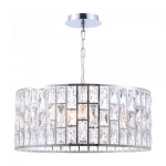 Lampa Wisząca Kryształowy Żyrandol Maytoni MOD184-PL-04-CH Gelid 4xE27 50cm x 131cm chrom