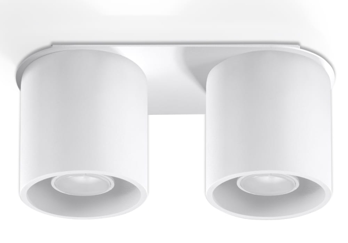 Lampa Sollux Lighting Orbis SL.0056 biały - Lampa-sufitowa-tuba-podwójna-biała-Sollux-Lighting-Orbis-SL0056.jpg