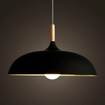 Czarna lampa wisząca Step Into Design ST-5219 black Saucer E27 45cm x 246cm