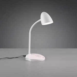 Lampa nocna biurkowa nowoczesna z giętkim ramieniem biała RL R59029901 Load LED 4W 3000K 38cm