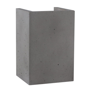 Lampa ścienna kinkiet szary betonowy prostokąt Spot-Light 8973236 Block 2xGU10 10x15cm