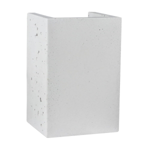 Lampa ścienna kinkiet biały betonowy prostokąt Spot-Light 8973237 Block 2xGU10 10x15cm