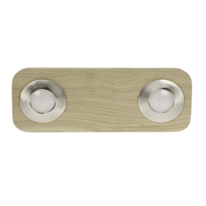 Lampa sufitowa podłużna listwa z drewna dębowego i oczkami LED Spot-Light 2291274 Sunniva 2x5W 3000K