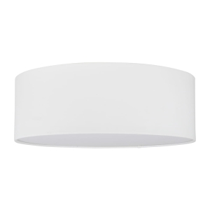 Lampa sufitowa do salonu okrągły biały plafon z tkaniny Spot-Light 4763812 Josefina 3xE7 13cm x 38cm