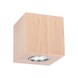 Lampa sufitowa drewniana brzozowa tubka rustykalna skandynawska Spot-Light 2576160 Wooddream GU10 10x10cm