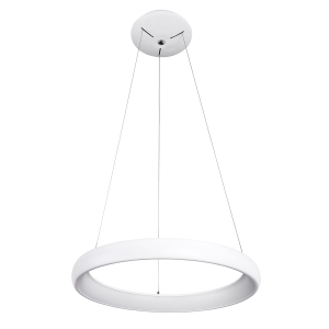 Lampa wisząca biały okrąg 51cm Italux 5280-840RP-WH-3 Alessia LED 51cm x 120cm