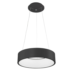Lampa Wisząca nowoczesna do salonu czarny okrąg Italux 3945-832RP-BK-3 Chiara LED 32W 3000K