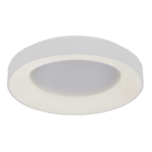 Biały plafon lampa sufitowa płaska okrągła biała Italux 5304-840RC-WH-3 Giulia LED 40W 3000K 48cm
