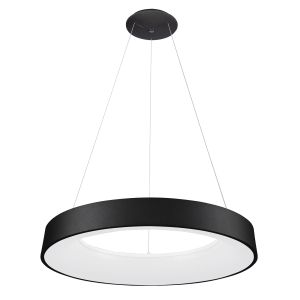 Lampa wisząca czarna obręcz Italux 5304-880RP-BK-3 Giulia LED 80W 4400LM 3000K 80cm x 120cm