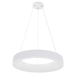Biała okrągła lampa wisząca Italux 5304-880RP-WH-3 Giulia LED 80W 4400LM 3000K 80cm x 120cm